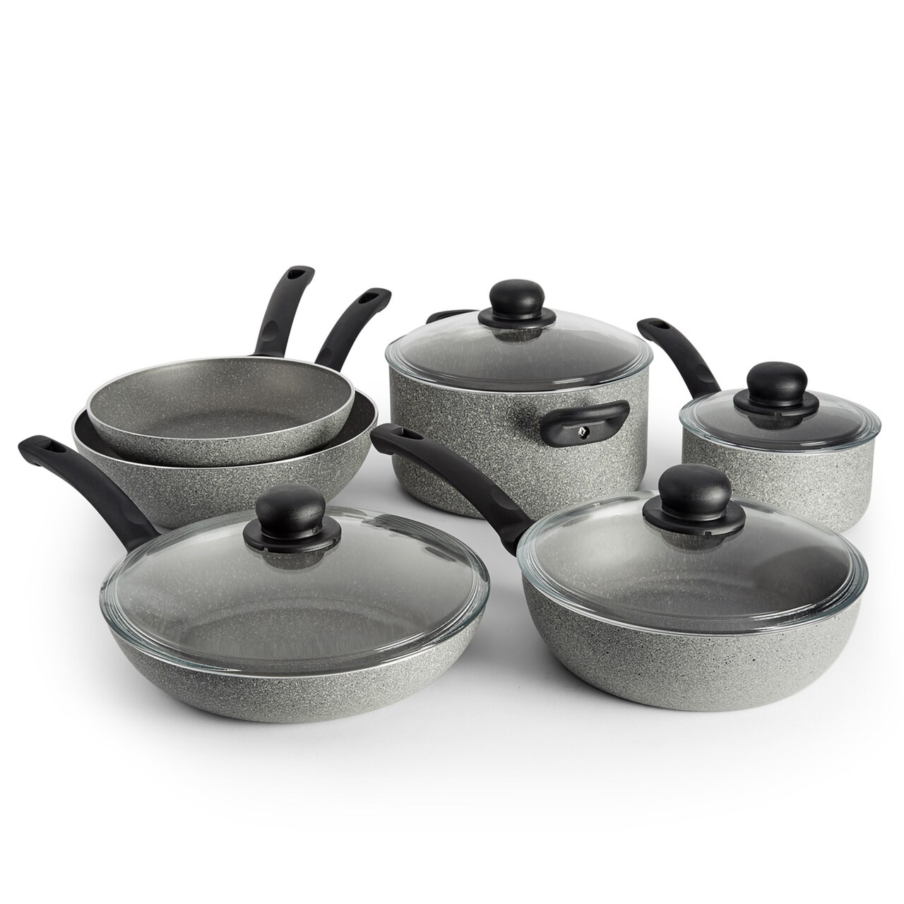 BALLARINI Asti by HENCKELS 10-pc Aluminum Nonstick Cookware Set